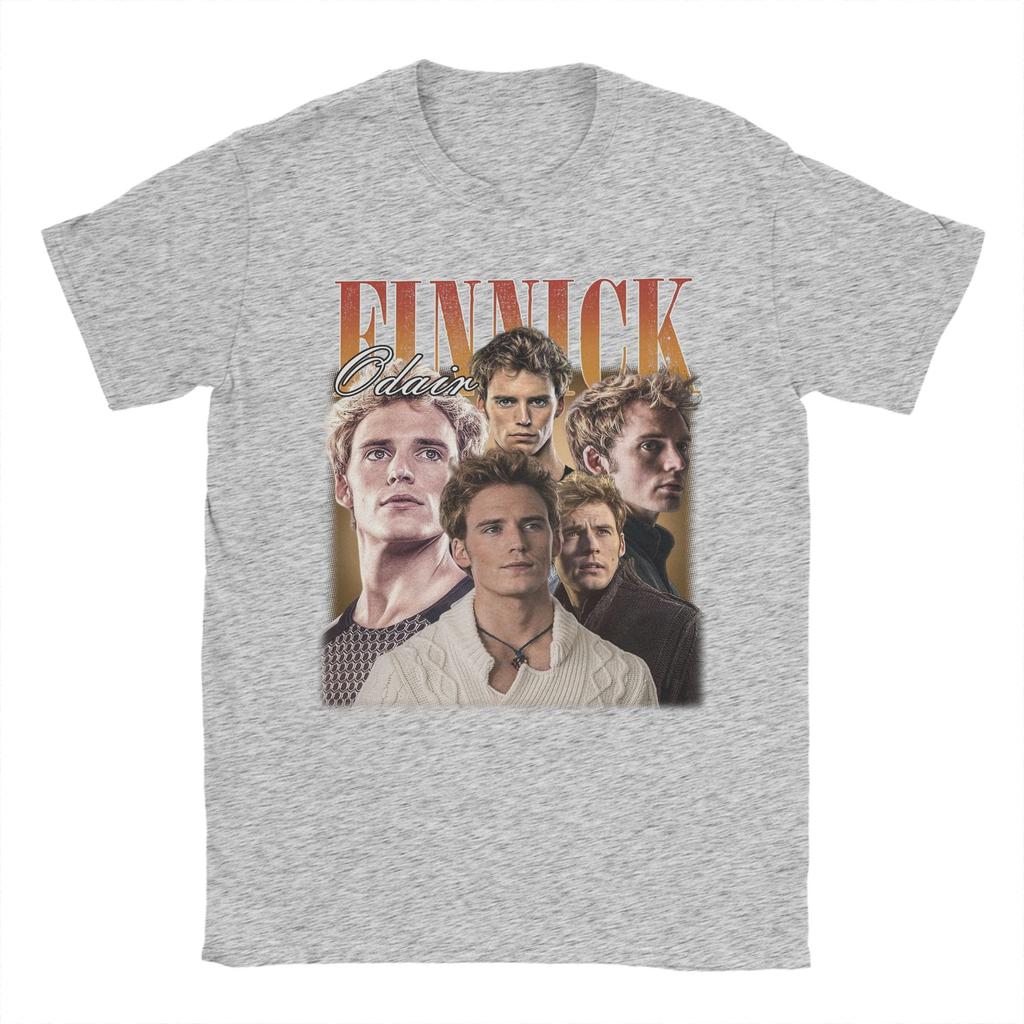 The Hunger Games Finnick Odair T Shirts Men 100 Cotton Amazing TShirts Round Collar Tee Shirt Short Sleeve Tops New Arrival