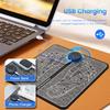 Electric Ems Foot Massager Pad Relief Pain Relax Feet Acupoints Massage Mat Shock Muscle Stimulation Improve Blood Circulation