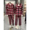 100  Cotton London Check Pajama Set Red  Tdmpj812tdwpj812rd 