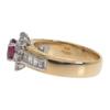 No Brand  #12(JP Size) Ring K18 Yellow gold/Pt900Platinum Women
