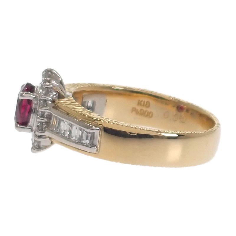 No Brand  #12(JP Size) Ring K18 Yellow gold/Pt900Platinum Women