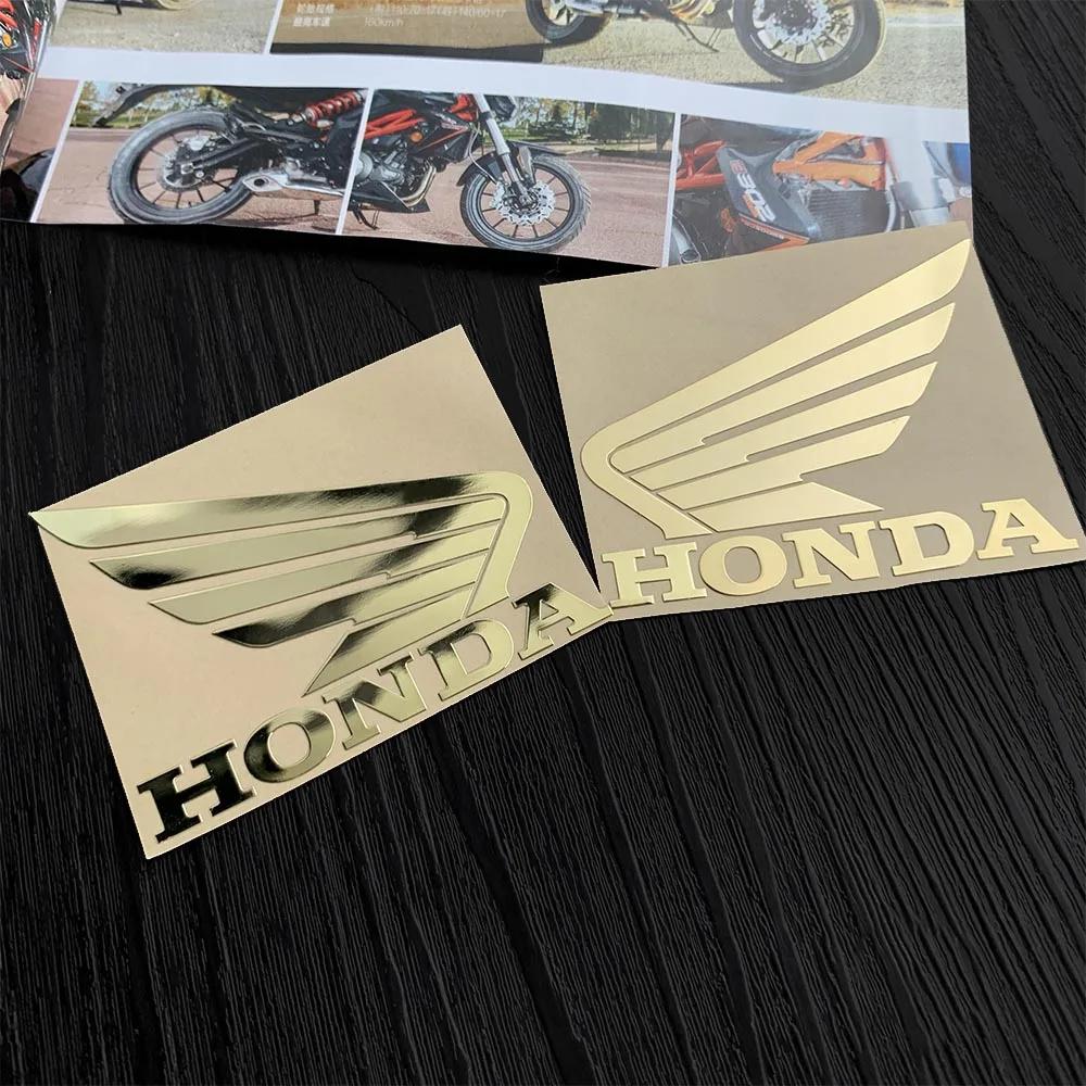FPY1  Car Sticker Waterproof Modified Decorative for Honda Silver Gold Sticker Suitable for All Motorcycle Helmet Exhaust Pipe Decor