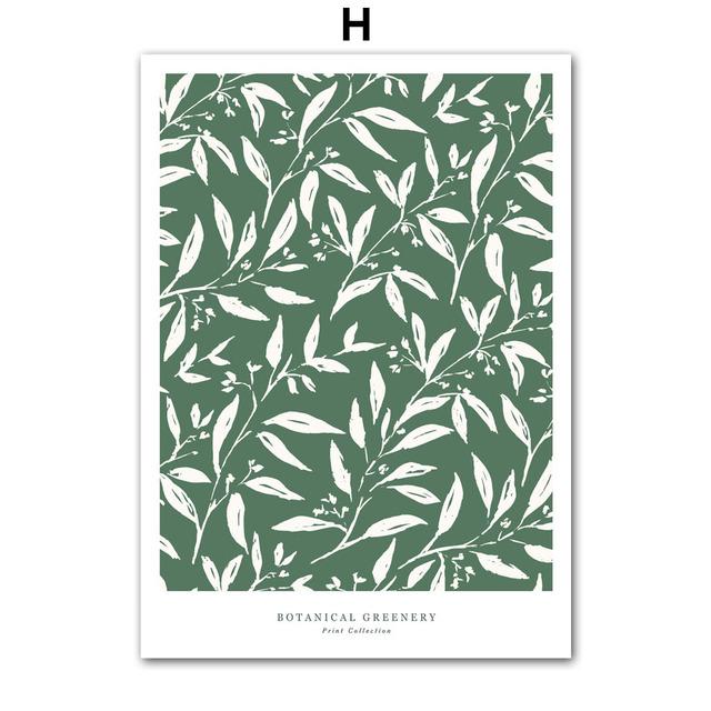 Kale Araba Yeşil Bitkiler Tırnaklar Duvar Sanatı Boyama Tuval İskandinav Posterler Ve Baskılar Manzara Duvar Resimleri Oturma Odası Dekor Için