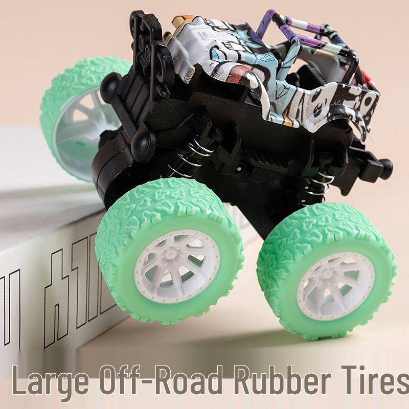 Popular Kids' 4WD Inertia Stunt Car - Drift & Rollover Capabilities