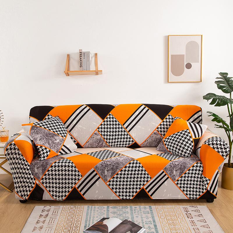 1PC Non-slip Sofa Cover Elastic Sofa Covers for Living Room Printed Sofa Slipcovers Couch Cover Funda Sofa 1/2/3/4 Seater