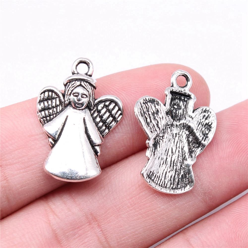 Charms Angel Pendants Kids' Jewelry Materials QC003