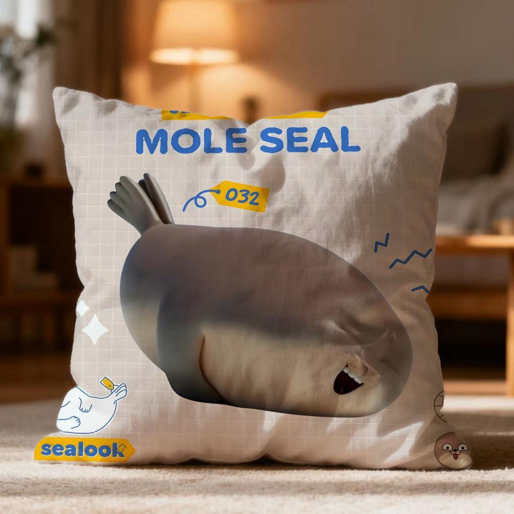 Popular S-SSEALOOK Cushion Cover Soft Washable Pillow Case Multi-Scene for Couch Bed Travel Office Use