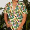 Summer Hawaiian Style Multi-color Printed Cardigan Men's Short Sleeved Shirts