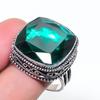 Natural Chrome Diopside Gemstone 925 Sterling Silver Jewelry Ring Size 9 AR-17095