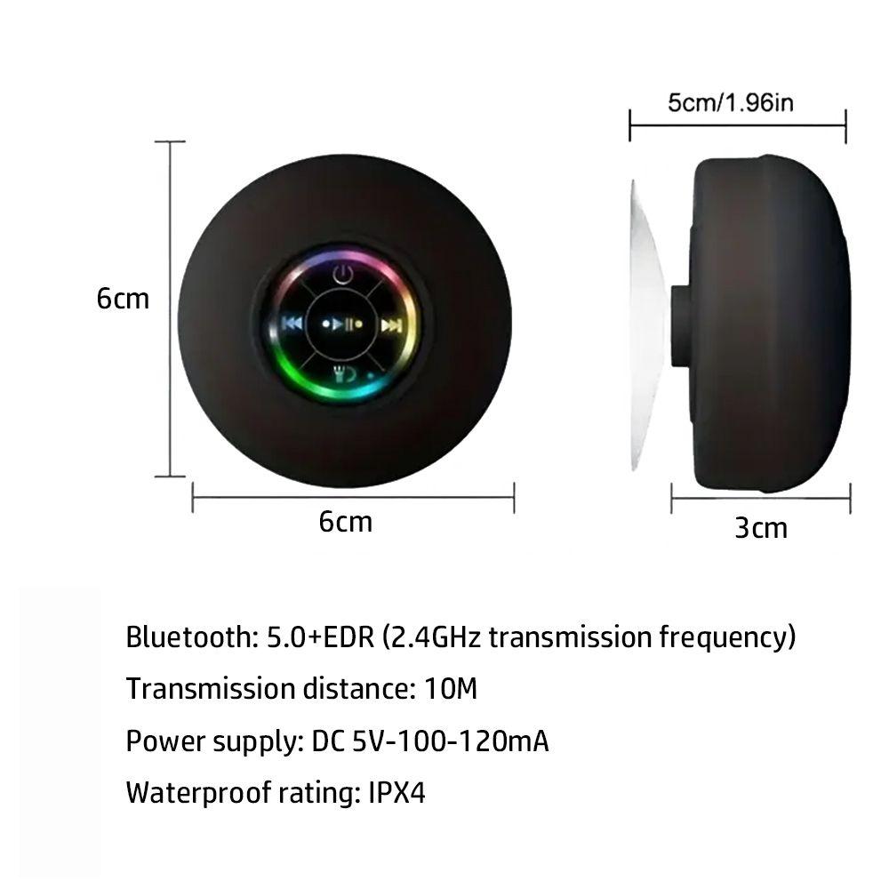Handsfree Bathroom Loudspeaker Stereo Sound Mini Shower Subwoofer  Shower Environment