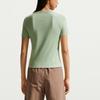 Nike T Shirts Women's Green Crew Neck Moderate IO1517-006