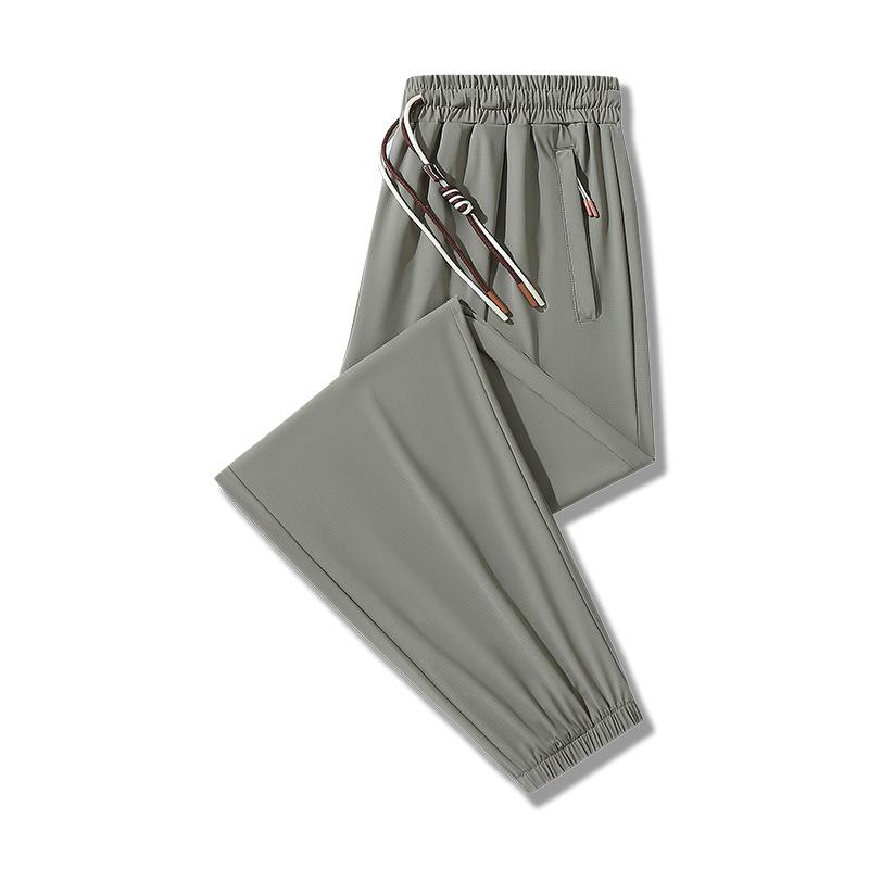 Summer Ice Silk Pants Leisure Pants