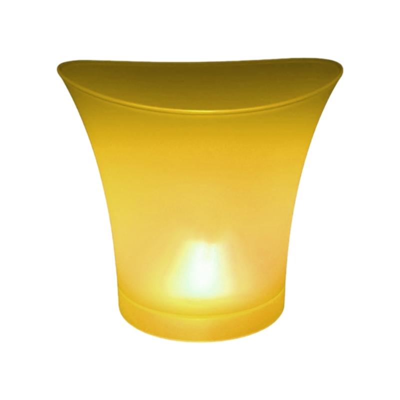 Light Up Champagne Beer Bucket PP Material Suitable for Indoor Outdoor X3UC