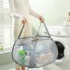 Portable Collapsible Dirty Clothes Hamper Large Capacity Ventilated Dirty Clothes Bin Mesh Foldable Laundry Hamper Storage