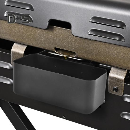 Záchytná miska na grilovací tuk pro Blackstone Premium Steel Odkapávací miska pro 17 22 28 36palcové grilovací pánve Snadno se čistí Instaluje Odolná proti rzi BBQ miska na tuk