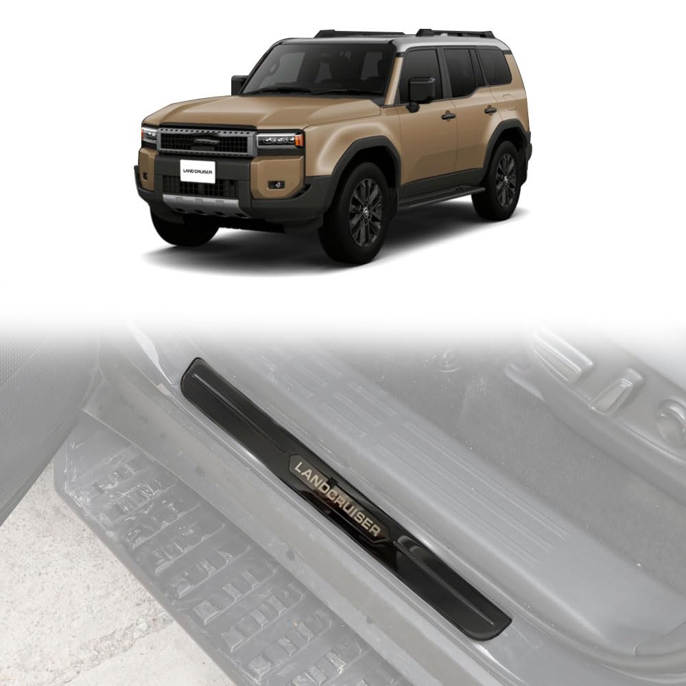 DLA Land Cruiser lc250 Land Cruiser 250 Stopień Ochronny Land Cruiser 250 Osłona Ozdobna Stopnia Bocznego Płyta Odporna na Zużycie 4 Sztuki Land Cruiser 250