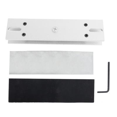 U Shape Bracket for Magnetic Lock Aluminum Alloy 617LBS Capacity Lightweight for Glass Metal Wood