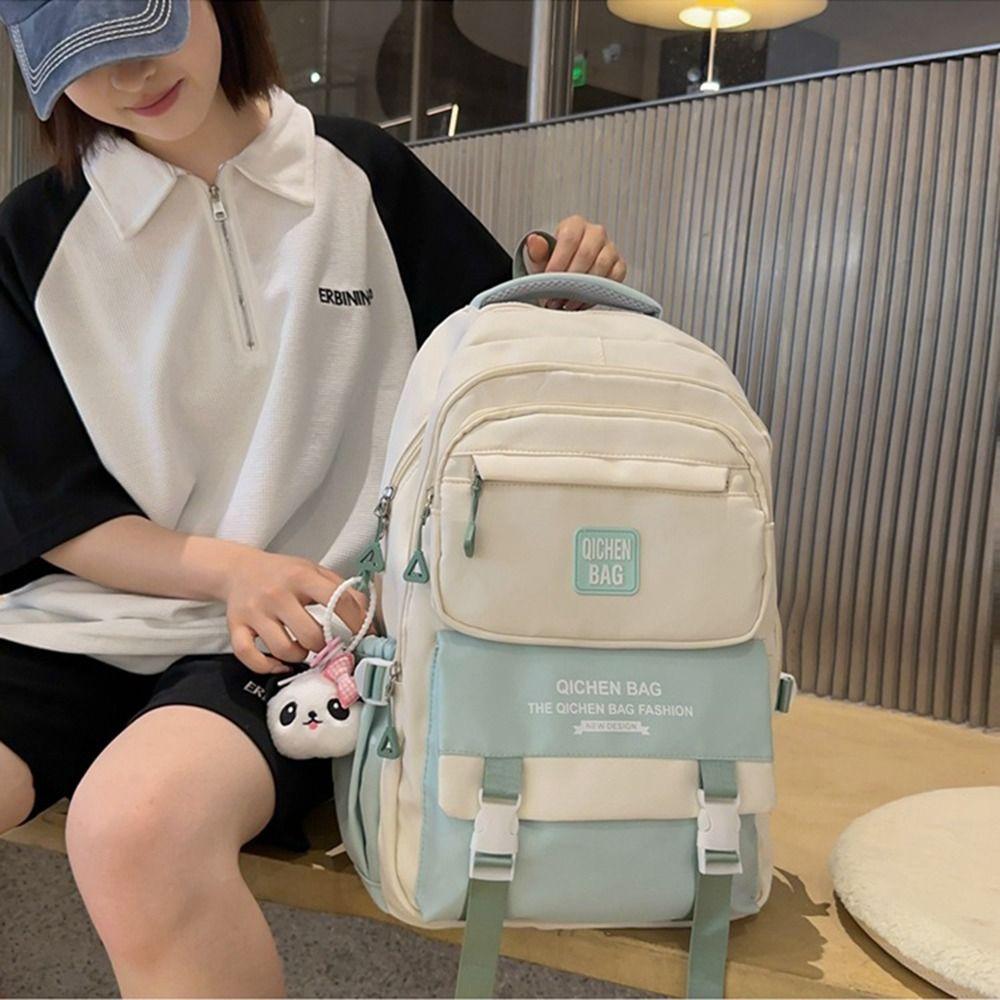 Waterproof Students School Bags Large Capacity Girls' Shoulder Bag Computer Backpack School