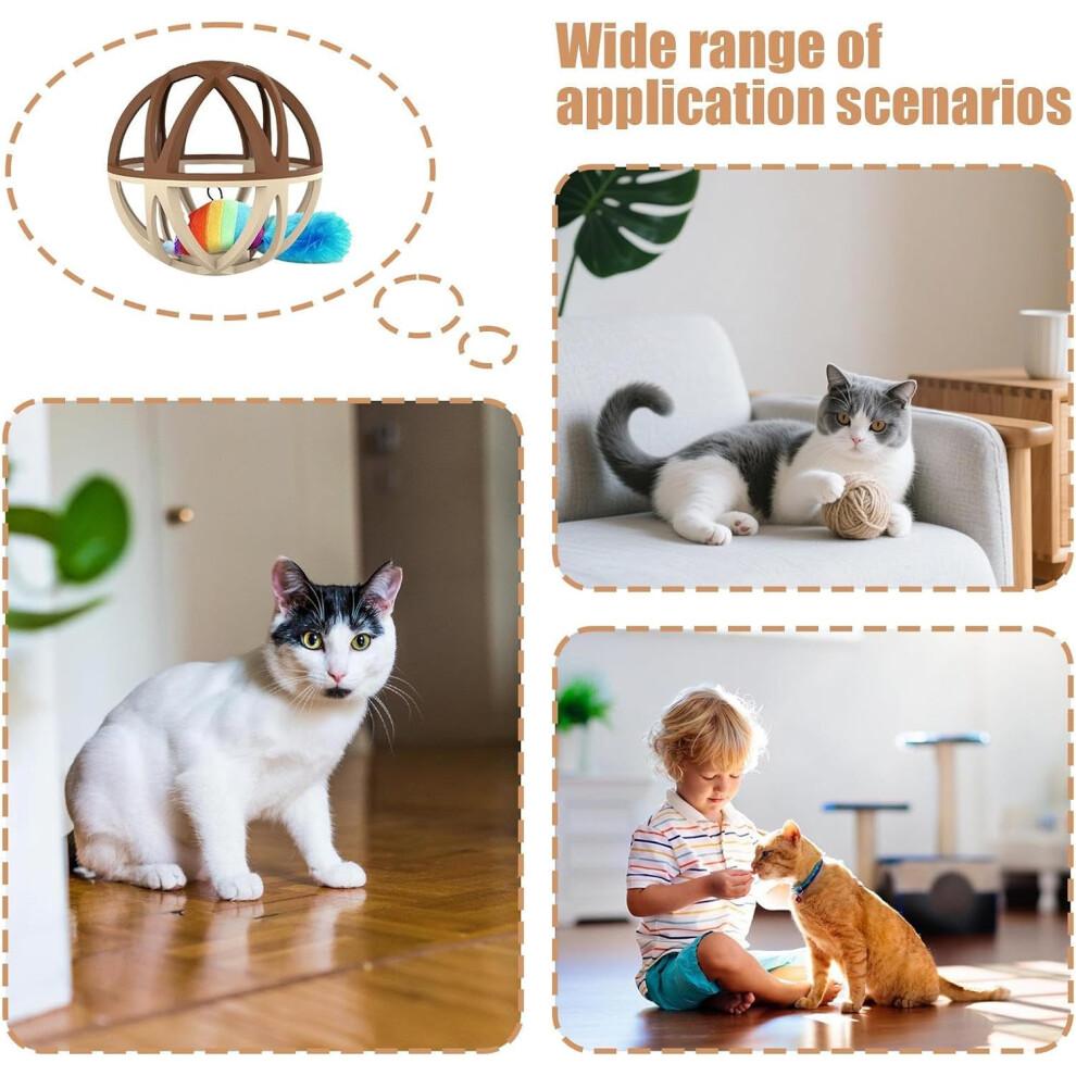 Cat Ball Toy Interactive Sound Ball For Cats And Dogs, Kitten And Puppy Compatible, Indoor Play, Chew And Training