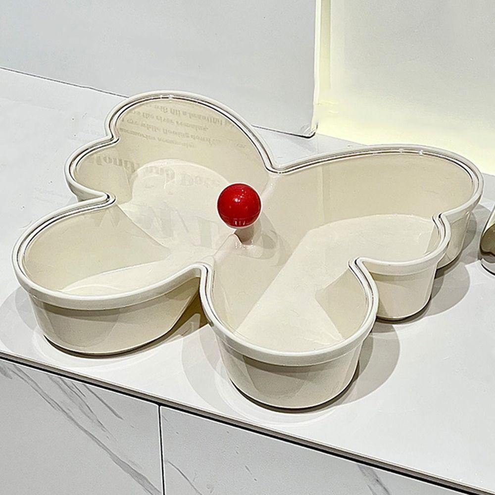 Butterfly-shaped Candy Storage Box Reusable Divided Serving Platter Fruit Plate Tray Fruit Trays