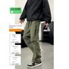 Men's Cargo Pants with Trendy Design, Loose Straight-Leg Wide-Leg Pants, Autumn Extended Version for Tall Men, Straight-Leg Outdoor Pants
