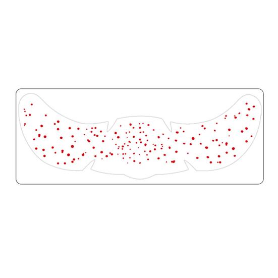 Temporary Tattoo Sticker, Red Freckles Face Tattoo, Waterproof Temporary Freckles Tattoo for Adults Festive Party Makeup