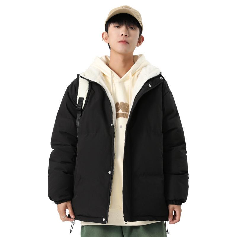 Speziell für baumwollgepolsterte Lammwolle Baumwollkleidung mit Fleece und verdicktem Stehkragen trendige Marke lässig locker hübscher Junge Baumwolle