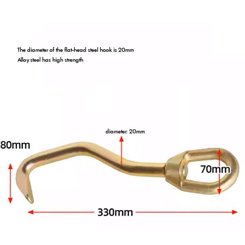 Flat Nose Sheet Metal Hooks Auto Body Repair Tools Collision Pulling Clamps Frame Machine Tools Swivel Head Car Body Work Tool
