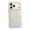 Vibrant Color Block Magnetic Case for iPhone 15 Pro/16 Pro Max/17 Pro