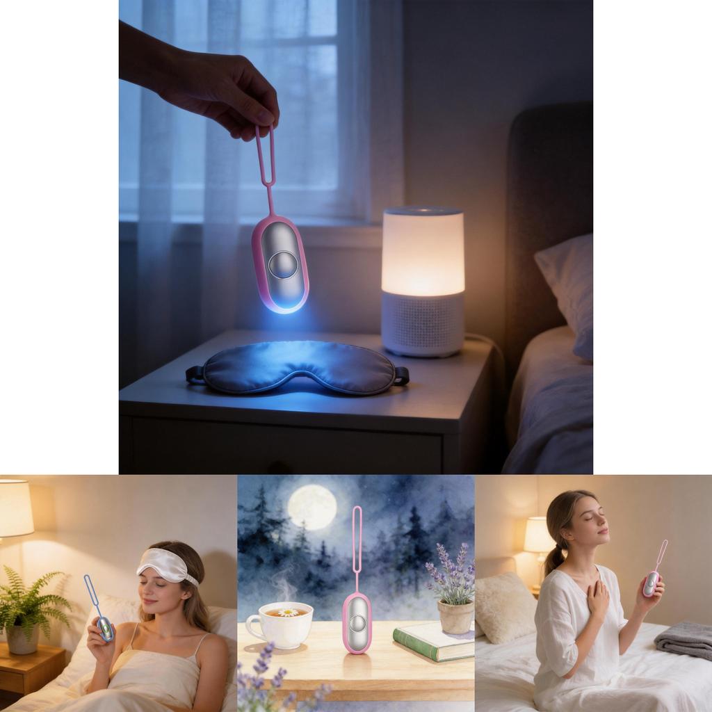 Portable Sleep Aid With Microcurrent Technology For Restful Nights And Stress Relief