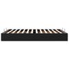 Ottoman Bed without Mattress Black 140 x 200 cm Artificial Leather