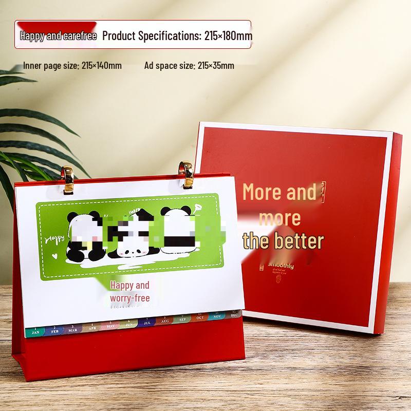 2026 Large Leather Desk Calendar: Double-Ring Monthly Planner for Business & Exams