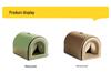 All-Season Warm Dog House: Enclosed, Detachable & Washable Nest for Small & Large Dogs