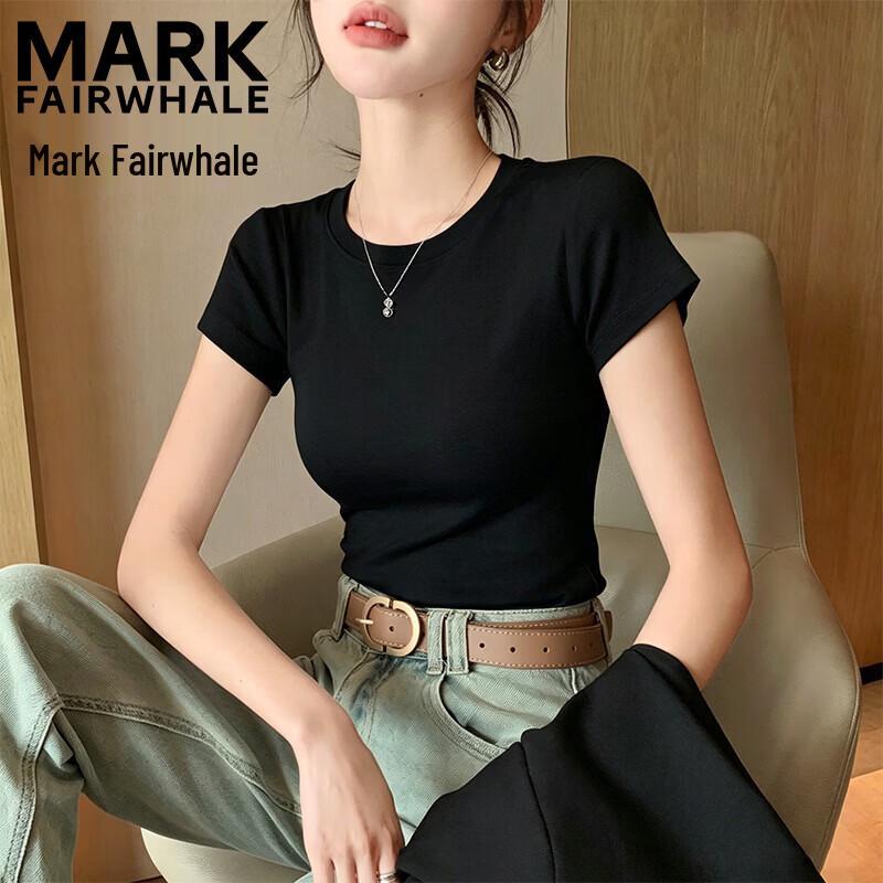 Mark Fairwhale Women's Slim Fit Cotton Short Sleeve T-Shirt