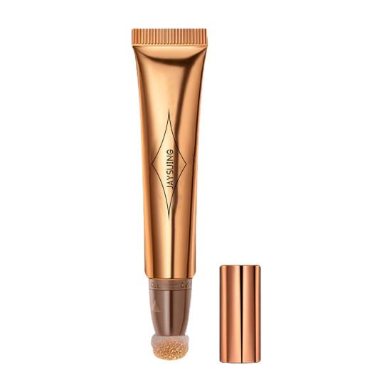 Moisturizing Liquid Face Concealer Contour Highlighter Face Blush Pen with Cushion Applicator Beauty Wand