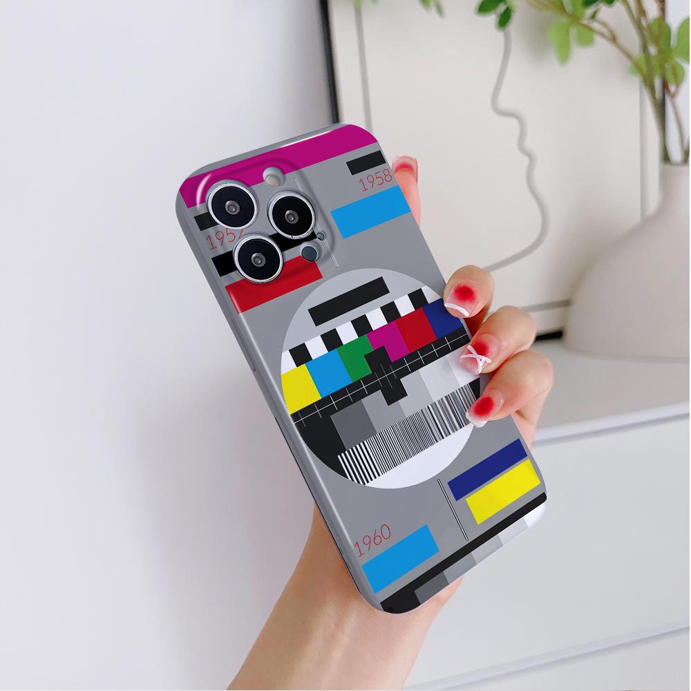 All-inclusive Film Phone Case Cartoon Fashion Design Hard Shell Full Cover Camera Protection Case for iPhone Huawei Honor Vivo Google