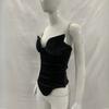 European and American sexy summer trend solid color personality V-neck backless slim fit women's vest