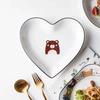 Ceramic Combination Plate Household Cute Cartoon Net Red Rectangular Plate Creative Fruit Rice Plate Square Bowl Tableware