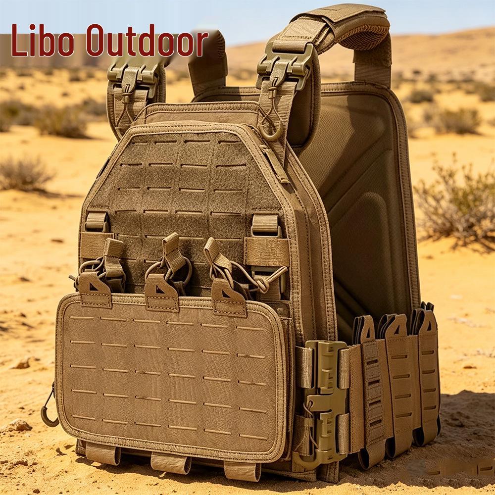 Quick Release 1000D Tactical Vest with Molle System and Laser Cut Design