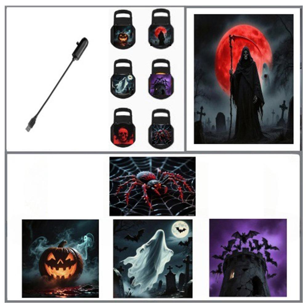 Projector Lamp LED Halloween Lamp 5V USB Powered Decorative Light Projector Party Atmosphere