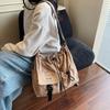 Women's Shoulder Bag Drawstring Crossbody Bag Lightweight Tote Bag