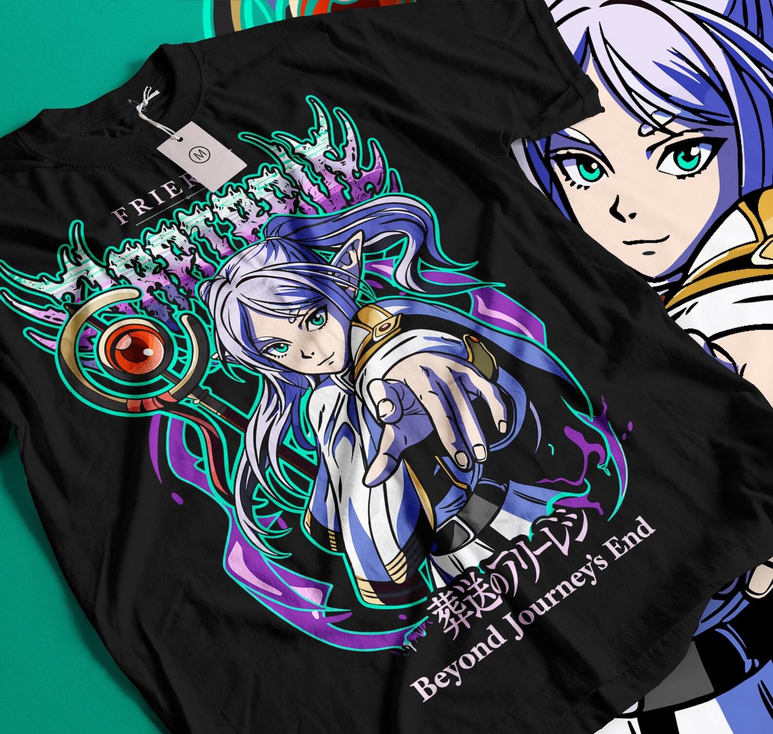 RETRO Frieren T-Shirt, Frieren Vintage Shirt, Frieren T-Shirt Fan, Frieren T-Shirt, Otaku T-Shirt, anime shirt, manga comic tee XL