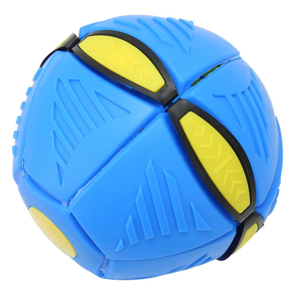 Flying Saucer Ball Decompression Changeable Shape Pet Dog Toy with Cool Lights for Parent Child