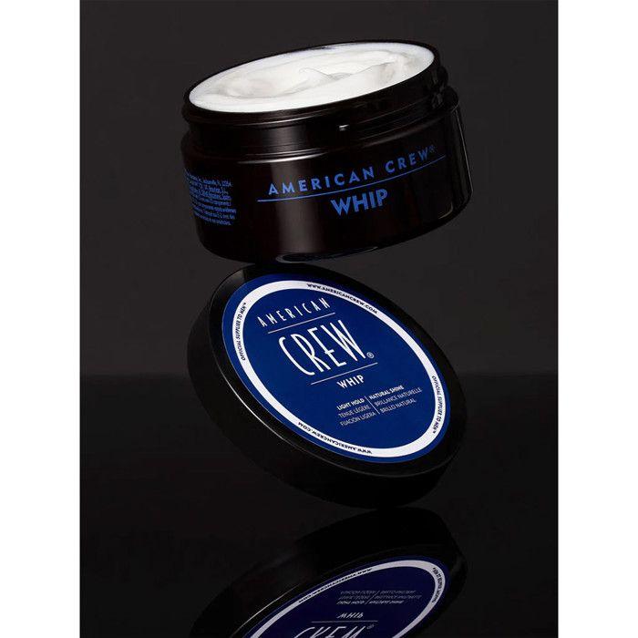 Pâte coiffante - American Crew - Styling Whip - 85g - Tenue légère - Brillance naturelle