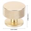 10 PCS Kitchen Cupboard Knobs Single Hole Multiple Furniture Knobs Knurled Drawer Pulls for Drawer Dresser Cupboard and Wardrobe