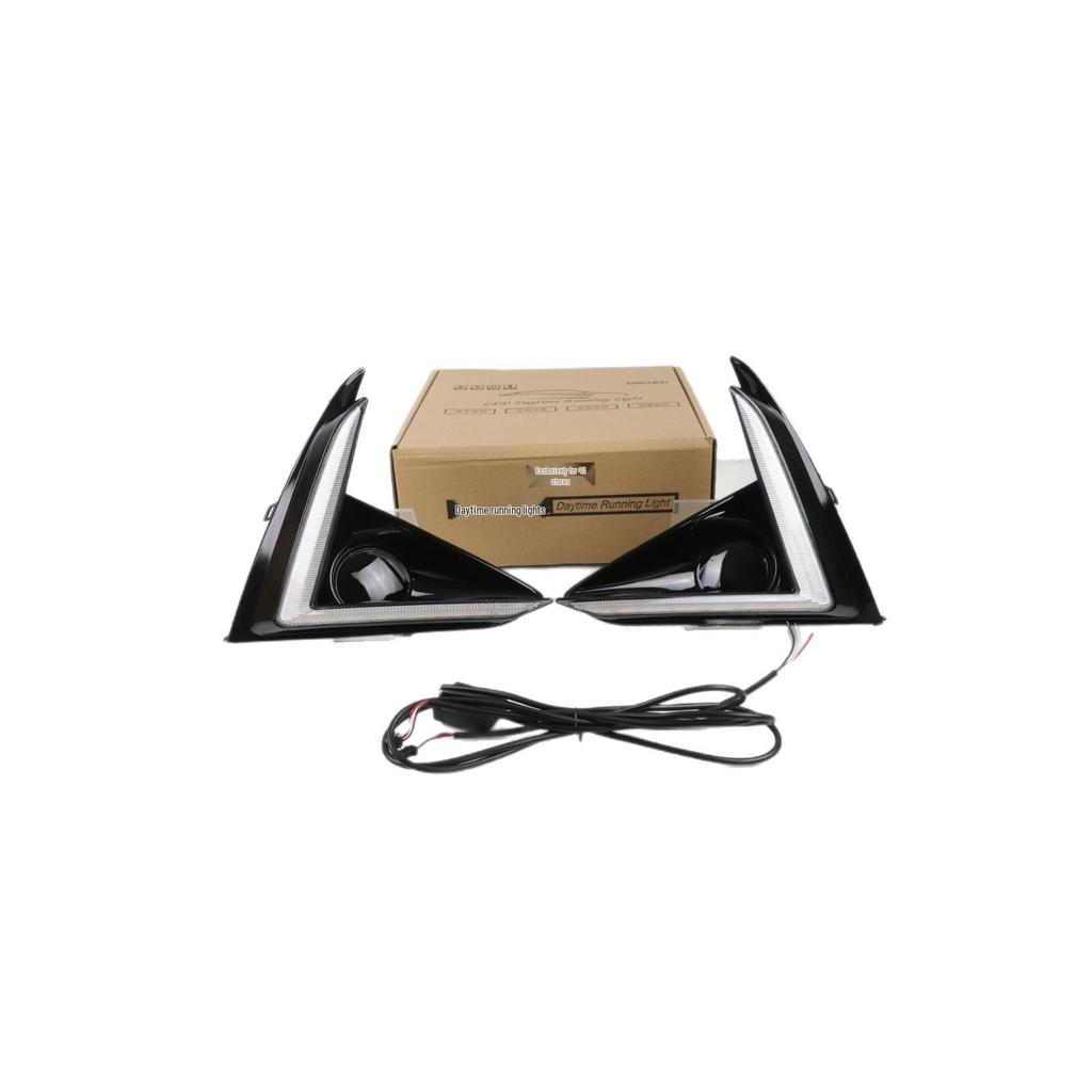 Front Bumper LED Daytime Running Lights for 2020-2025 Toyota Yaris L X Models