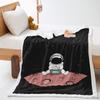 Astronaut 2D Digital Printing Thickened Lamb Wool Crystal Fleece Blanket Blanket