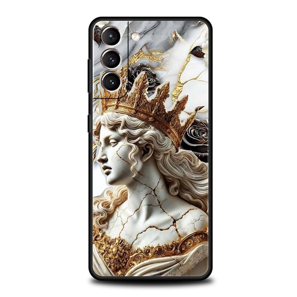 Fashion Ancient Greek Statues Phone Case Cover for Samsung Galaxy S26 S25 S24 S23 S22 S20 S21 FE Ultra S25 Edge Plus 5G Soft TPU