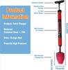 Toilet Plunger Powerful Pneumatic Drain for Clogged Toilets, Instant Unclogger for Paper & Waste, Safe for P