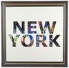 Typography New York Art 57cm X Made In Stylish Interior Living Fabric Panel, 57cm, Large, Japan, Poster, Decor, Room, Cityscape, Art, Fashion, Panel,